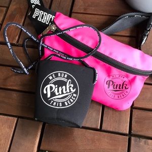 NWT Hot Pink Pink Coozie and Fanny Pack!